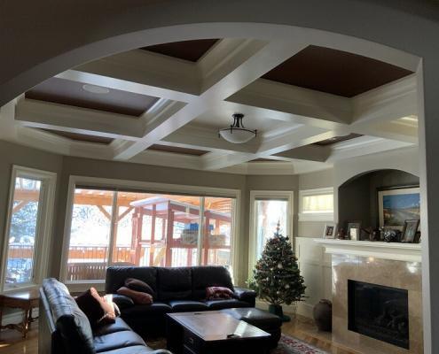 Calgary residential interior painting after