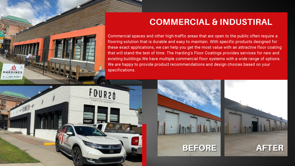 Exterior Commercial Painting before and after