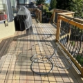 deck staining before exterior